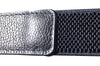 LA CEINTURE "HAZAK COUTURE" - Boucle Noir et Argent (H/F) - HAZAK.fr